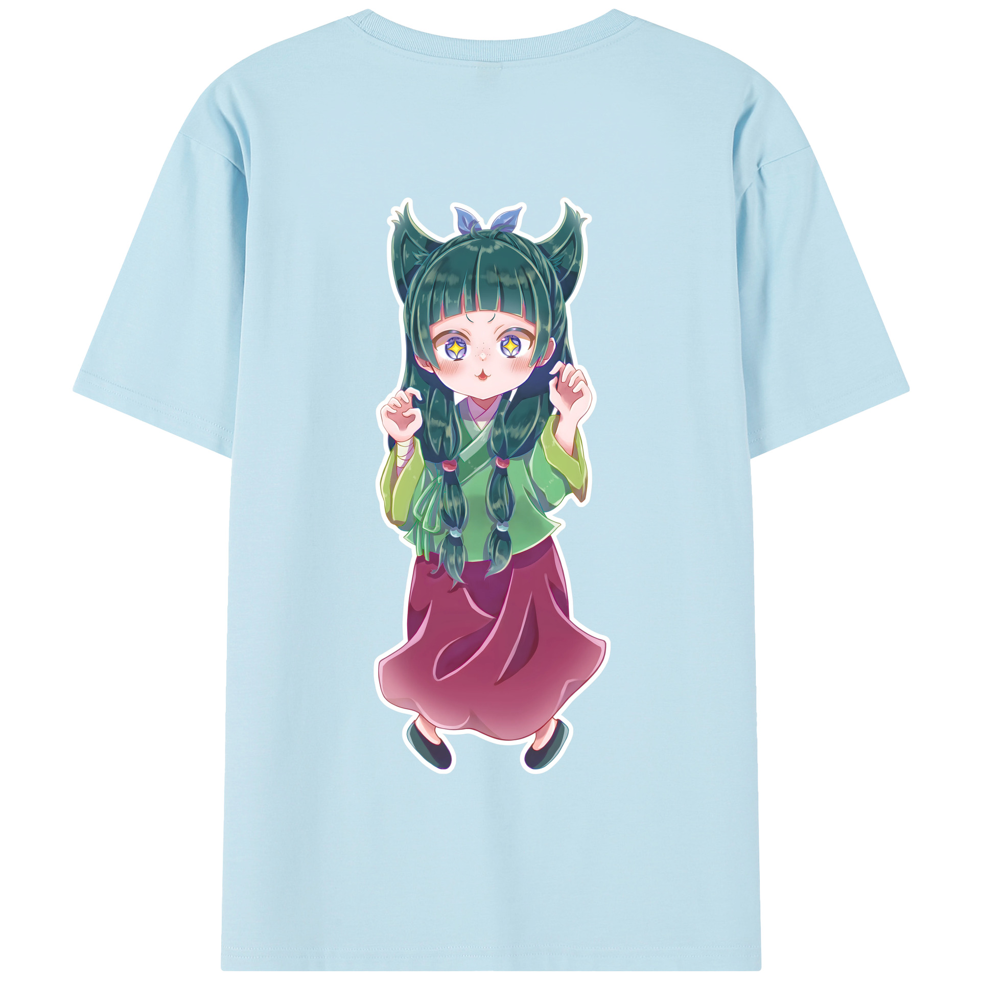 （画像用） 薬屋のひとりごと The Apothecary Diaries 綿100％半袖Tシャツ（背面プリント）